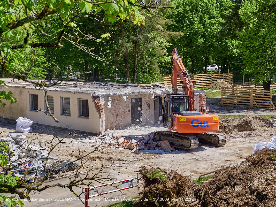 11.05.2022 - Baustelle am Haus für Kinder in Neuperlach